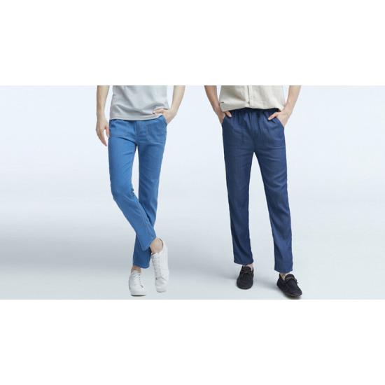 Baiyu Men S Lyocell Soft Denim pantS 2 optionS Sdlm