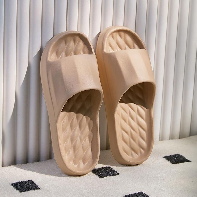 EVA Schlüpfsandalen neue Karomuster coole Hausschuhe Paar Indoor-Flip-Flops