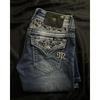 RogueWave Streetwear Vintage Jeans Y2K Clothes Womens Vintage Pocket Sequin Washed Blue Baggy Jeans Mid Rise Slim Fit Trousers