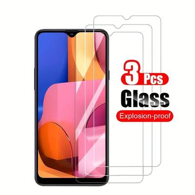 3pcs Clear Tempered Glass Screen Protector For Samsung Galaxy A12 A13 4G 5G A23 A32 5G A02 A02S A04 A04S A04E A03 A03S M13 M12 M23 M32 5G Glass Film