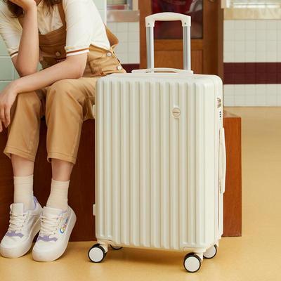 Trolley im japanischen Stil: Robuster Lederkoffer mit Universalrollen für Männer, Frauen und Studenten.
