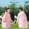 Kids' Stormproof Raincoat with Backpack Space - One-Piece Full-Body Poncho for Primary School Students
