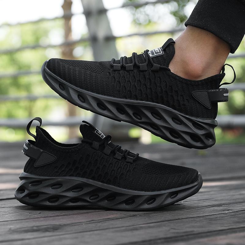 New Fashion Men'S Running Shoes Summer Breathable Outdoor Non-Slip Sneakers Shock - Absorbing Sole Trendy Color Shoes For Men