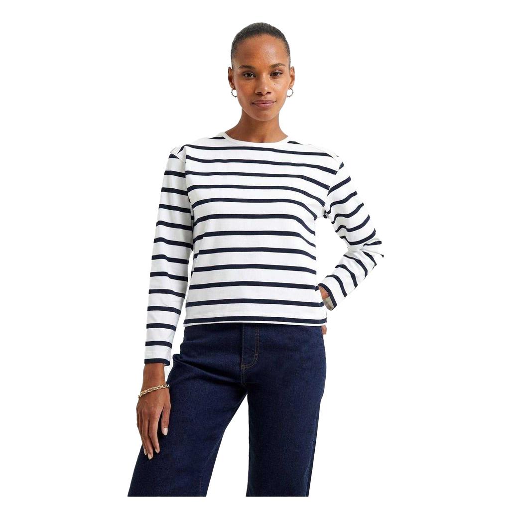 French Connection Womens/Ladies Rallie Crew Neck Long-Sleeved T-Shirt
