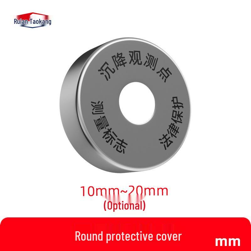 Stainless Steel L-Type Settlement Observation Marker for Displacement Monitoring and Building Settlement Measurement.