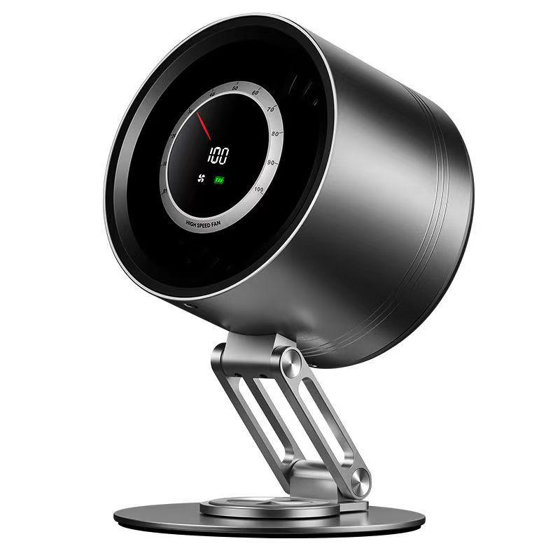 

2025 USB Rechargeable Silent Metal Desktop Fan for Home & Office 179*145*171-242mm