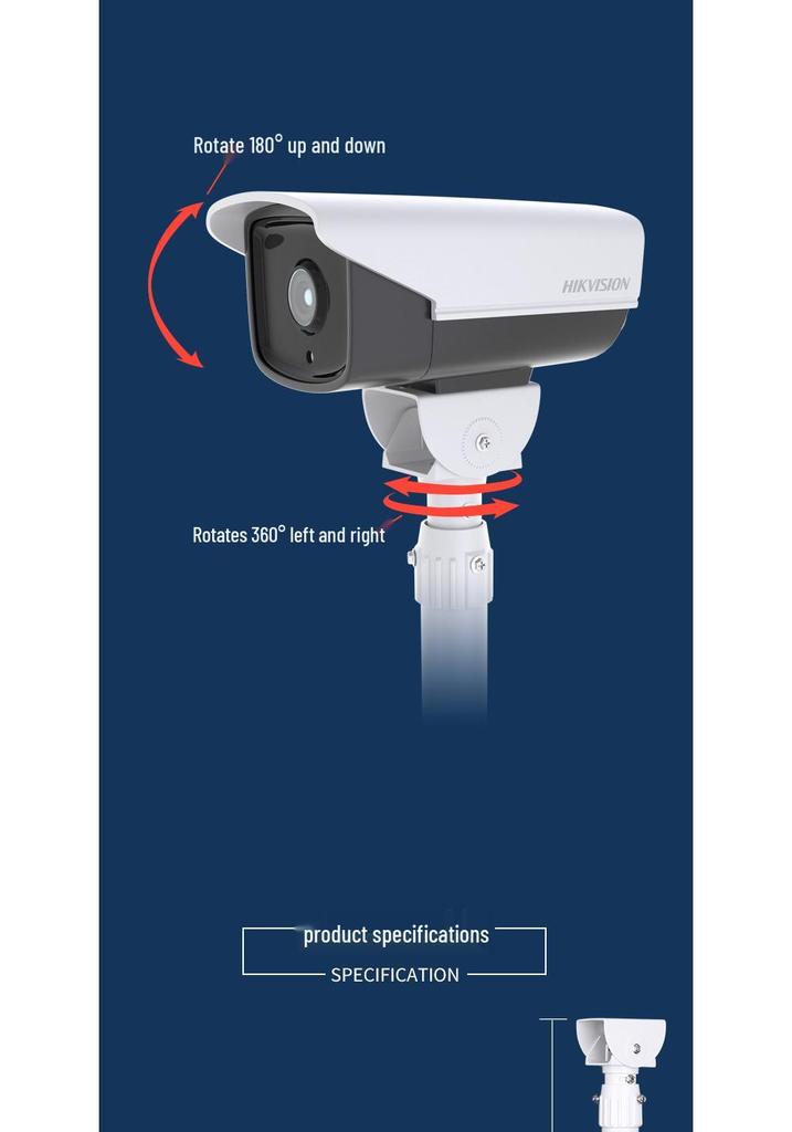 45-Tube Telescopic I-Type Aluminum Alloy CCTV & Photography Mount