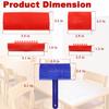 Rubber Wood Grain Roller & Sheet Art Tool Set - 3" & 6" for Paint Texture Coating