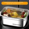 Durable Food Storage Box with Locking Lids Food Container Airtight Food Containers  Barbecue