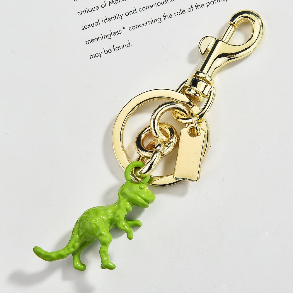 3d Dinosaur Keychain With Electroplated Metal For Gift And Collection
