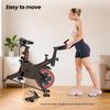 Formill QK101 Home Exercise Bike - Magnetic Quiet Fitness Bike with LCD Monitor, 5-Level Adjustable Seat & Handlebars