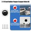 ABS Rubber Boat Drain Outlet Kit Prevents Water Backflow For Fishing Boats And Speedboats