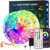 Kit 24V 3535 RGB LED Ambient Light Strip with 44-Key Bluetooth Music Control