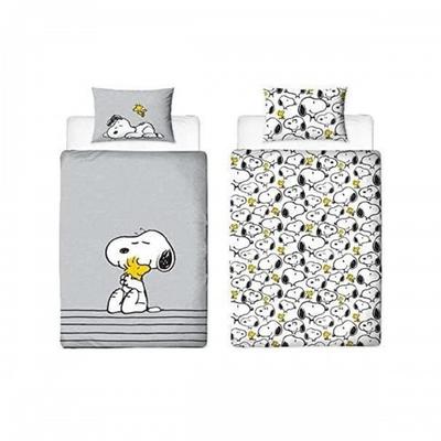 Reversible Panel Snoopy Duvet Cover Set