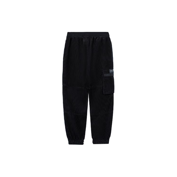Li Ning Knitted Sweatpants Men's Black AKXR459-1
