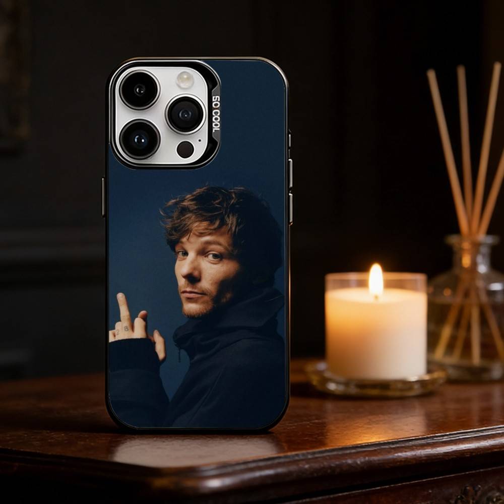 Singer L-Louis T-Tomlinson  Phone Case For iPhone 17,16,15,14,13,12,11,Pro Max,Plus Candy Silver Cover