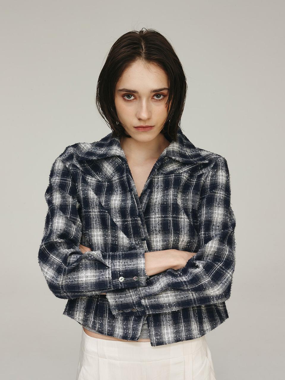 Pomme Annie Shirt Jacket (Check) Check
