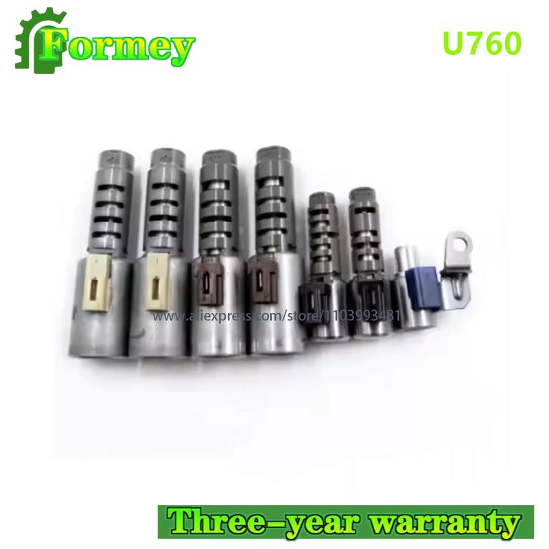 7Pcs U760E Transmission Solenoid Kit For Toyota Camry 2.4L/Highlander 3.5L RAV4 2006-2015 Cross-Border Spot