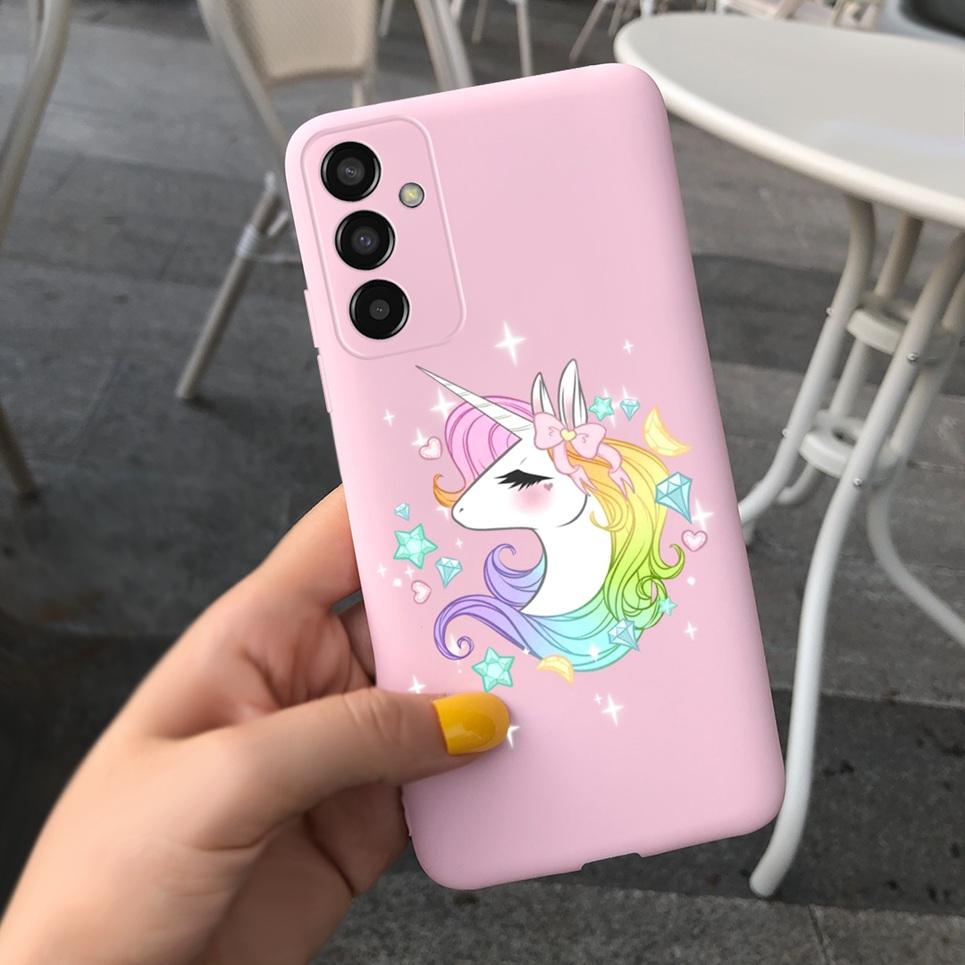 For Cover Samsung Galaxy A04s SM-A047F Bumper Fundas Milk Cow Butterfly Phone Case Soft Back Cover For Samsung A04s Bumper Capa
