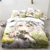 New Genshin Impact Nahida Kawaii Cute Cartoon Nahida King Twin Double Child Bedding Set Microfiber or Polyester Duvet Cover Set