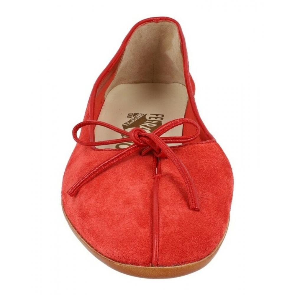 Ferragamo Cherie Archive Limited Edition 1950 S Ballet flatS Red