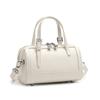 Leather Korean niche pillow bag women's light luxury handbag women's 2026 summer Boston bag