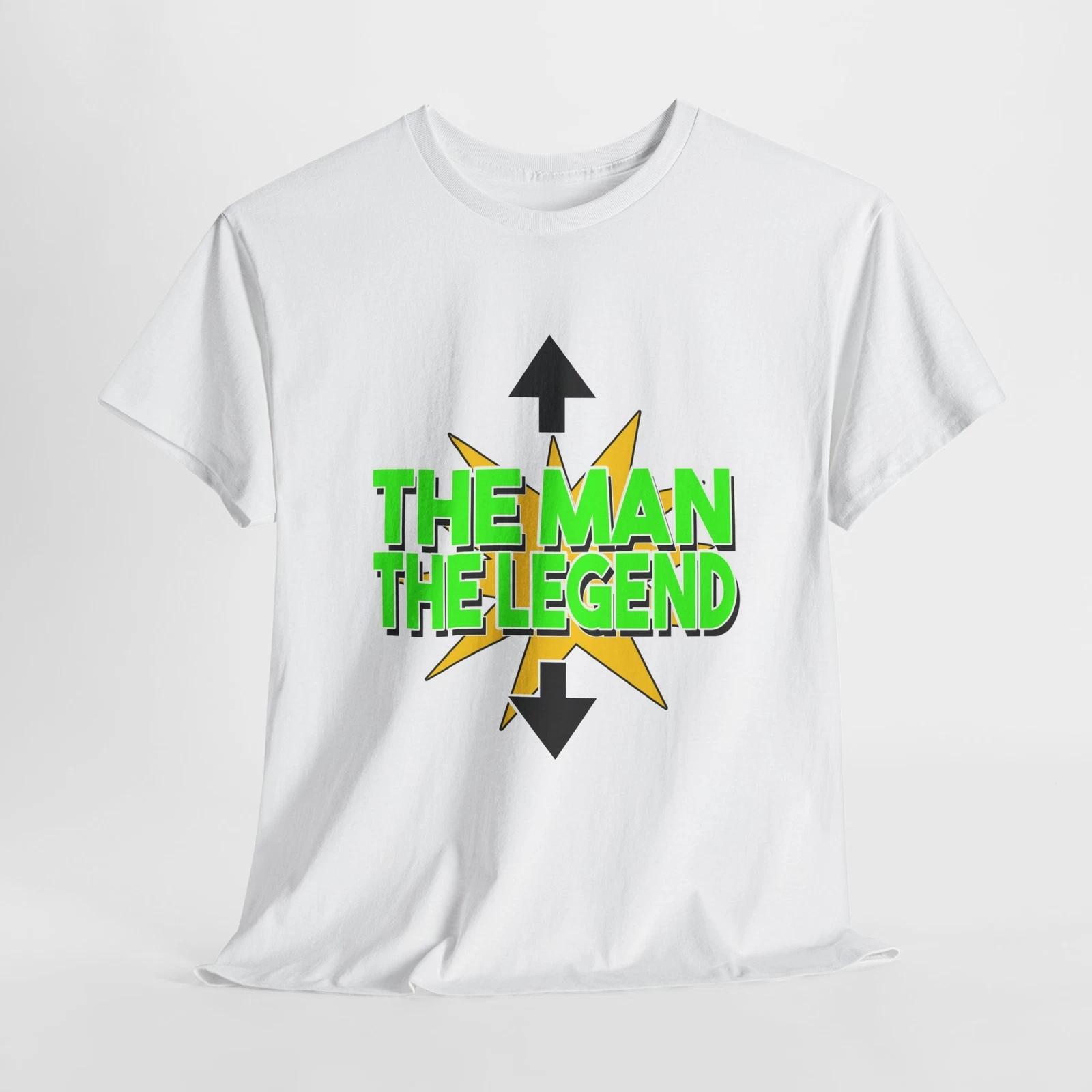 

The Man The Legend Tee, Unisex Cotton Shirt, Gift for Him, Casual Wear, Fun M