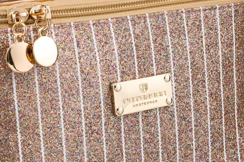 Cosmetic bag PTN KOS-L04-B-7231 gold rose