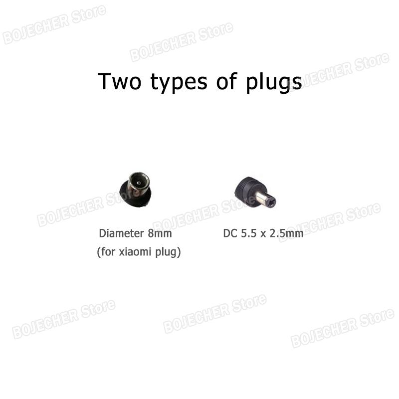 42V 54.6V 2A Lithium Battery Charger DC 5.5mm Diameter 8mm Plug AC 100-240V DC 36V 48V 2A Battery Power Adapters EU US Plug