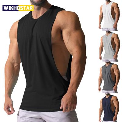Gilet Estivo da Uomo Canotta da Palestra Allenamento Fitness Asciugatura Rapida Ampio Bodybuilding Maglia Senza Maniche Gilet Maschile Abbigliamento