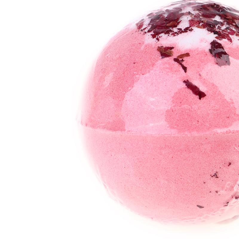 100G Ätherisches Öl Blütenblatt Körperbad Salz Kugel Schaum Blasenbad Bomben Kugel