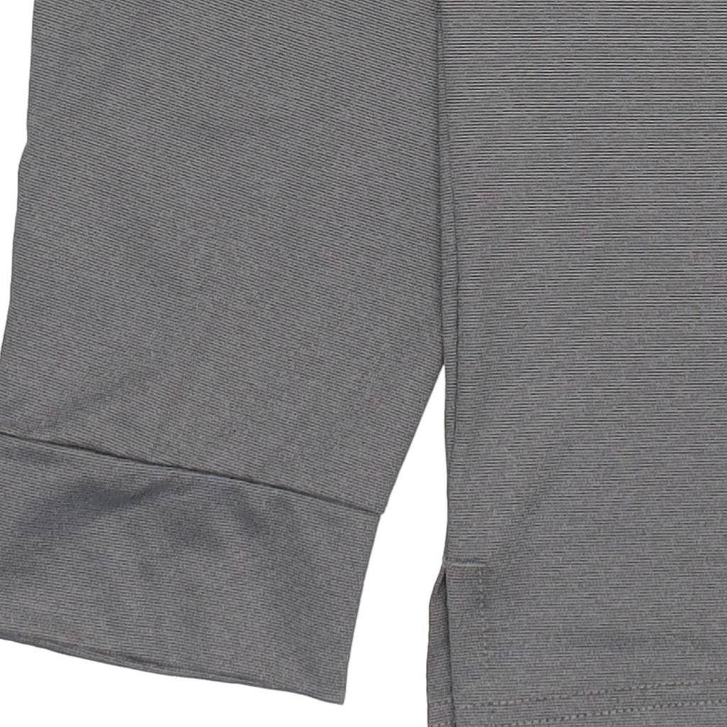 Nike T Shirts Men's Gray Stand Collar Moderate Straight Fit DM5504-070