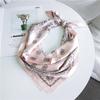 70cm Fashion Bandana Hair Scarf For Women Paisley Print Kerchief Silk Satin Head Scarfs Square Shawl Wraps Neck Scarves For Lady