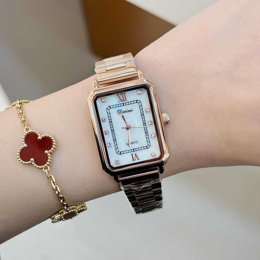 Ladies Watch Square Watch Simple Fashion Niche Women'S Watch Temperament Quartz Light Luxury Women'S Watch