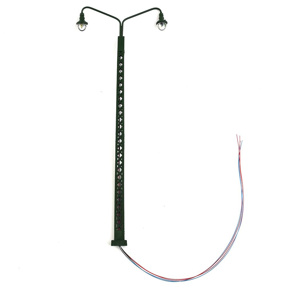 5Pcs Lamps H0 1:87 LED Light Lattice Mast Light Gauge