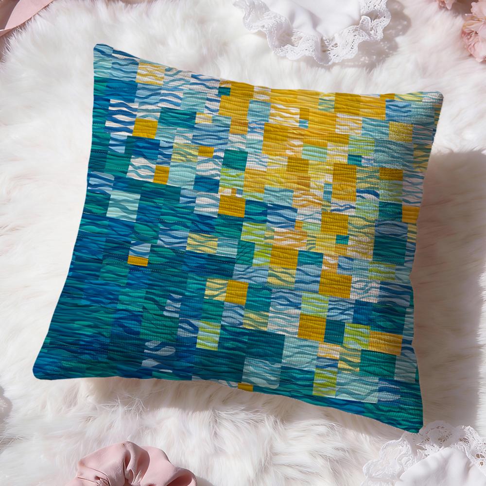 Landscape Cushion Cover Premium Comfort Reversible Pillow Cove Two In One Design for Any Room Car Interior