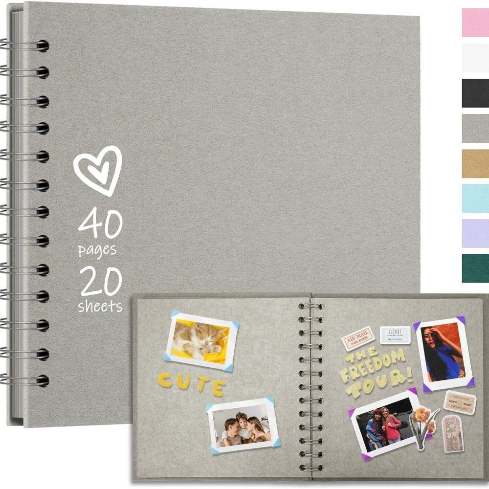 Kraft Paper Photo Album Graffiti Card Book Collect Book Scrapbook Family