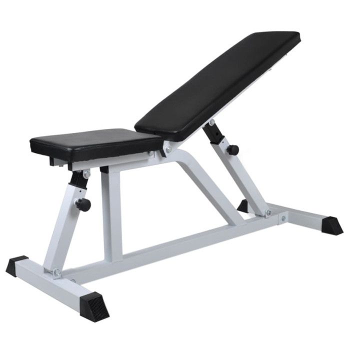 VidaXL Training Bench with Dumbbell Set 60.5 Kg Weight Bench 275346
