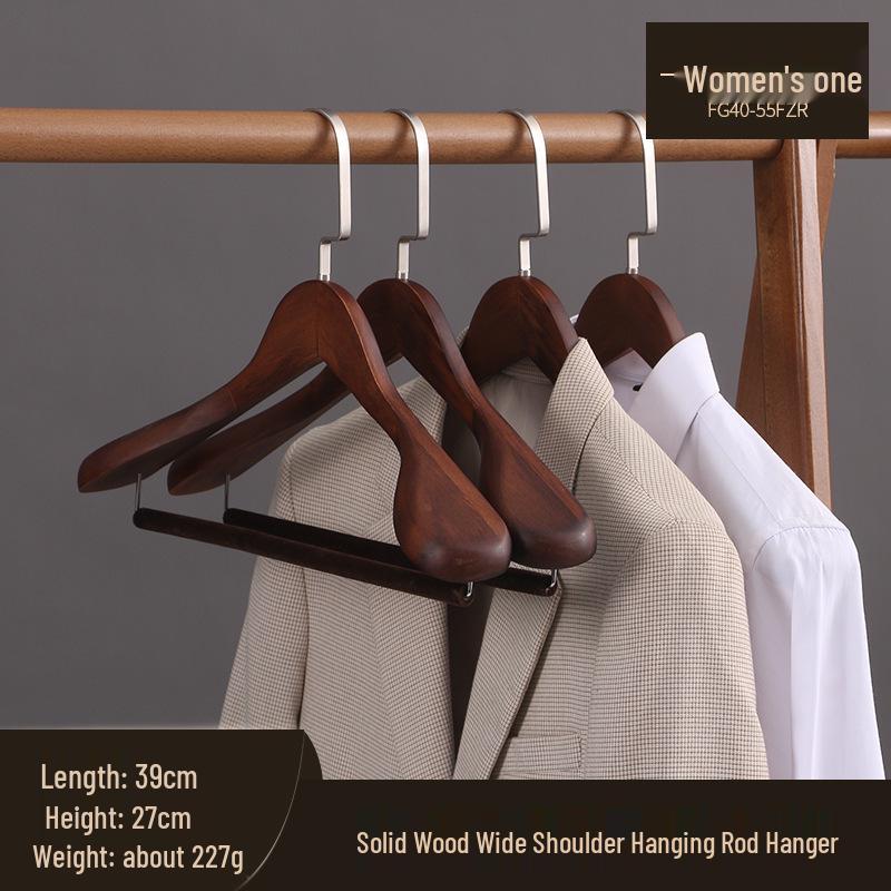 Premium Solid Wood Suit Hangers for Wedding Dresses - Wide Shoulders, No Marks or Bulging