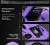 Caipo 88737 Lamborghini Aventador Alloy Model Car with 3 Opening Doors - Pull Back Toy for Kids