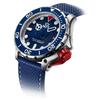 M2Z Diver 200 Sapphire Glass Blue Strap Blue Dial Automatic 200-007 200M Men's Watch