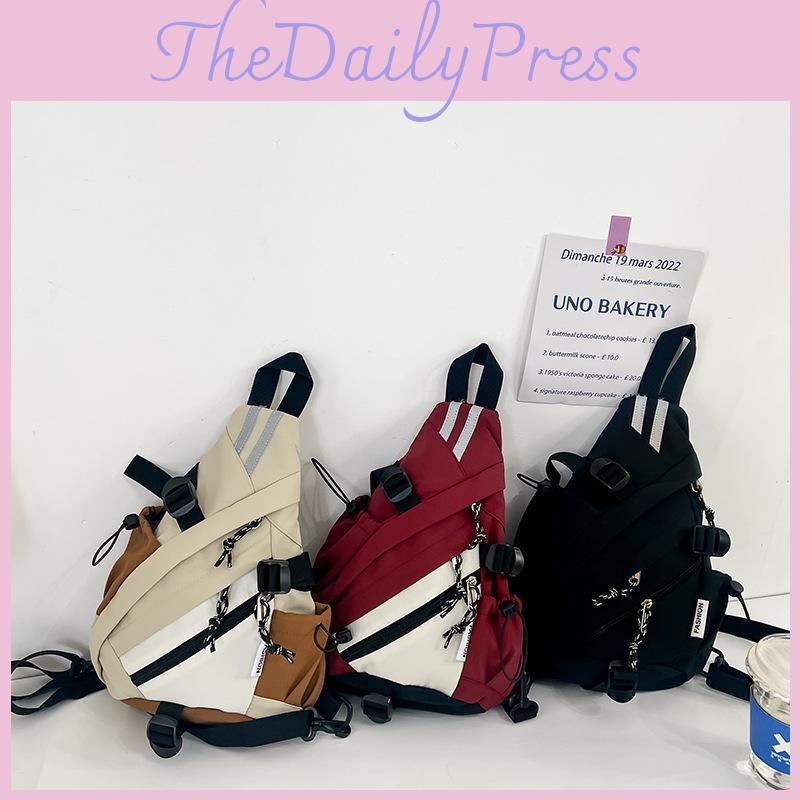 Trendy Breathable And Unisex Childrens Chest Bag In Striped Pattern For Use Daily