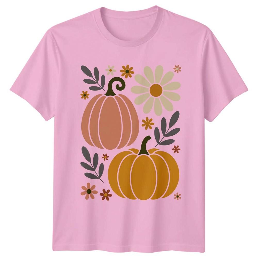 Retro Pumpkins Autumn Fall Season Unisexs T Shirt Unisexs Tee Graphic Unisex Top