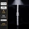 Luxury D Color VVS1 Moissanite Tennis Bracelet S925 Sterling Silver Nano Plated Iced Out Hip Hop Chain for Women Men Gift