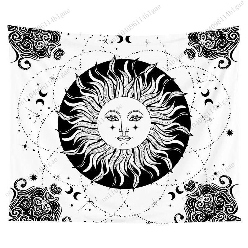 Mystical Sun  Moon Symbol Wall Tapestry Enigmatic Room Decor Unique Bedroom Decoration Aesthetic Dorm Decor Bedroom Decoration