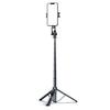Selfie stick kijek z uchwytem do smartfona teleskopowy tripod 1.7m - czarny