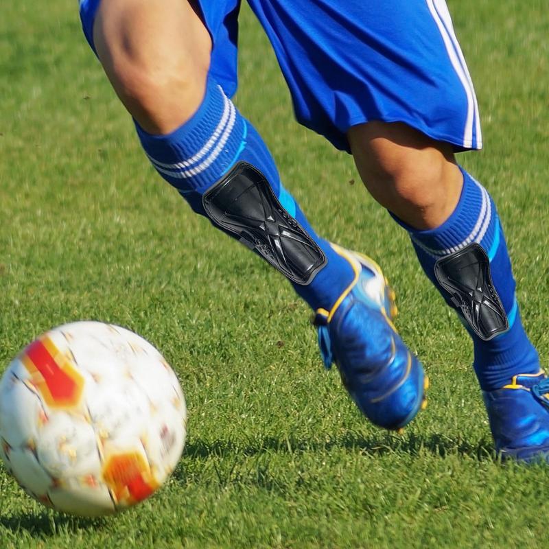 Youth Soccer Shin Guards Protective Shin Guards With Elastic Straps Calf Protective Gear Soft Ergonomic Soccer Equipment For 1