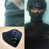 Máscara de Anime Mini Máscara Preta Adereços de Cosplay Rosto de Aranha Concha Facial de Silício Preto/Vermelho Halloween Máscara de Meio Rosto Nariz e Boca Mas Capa