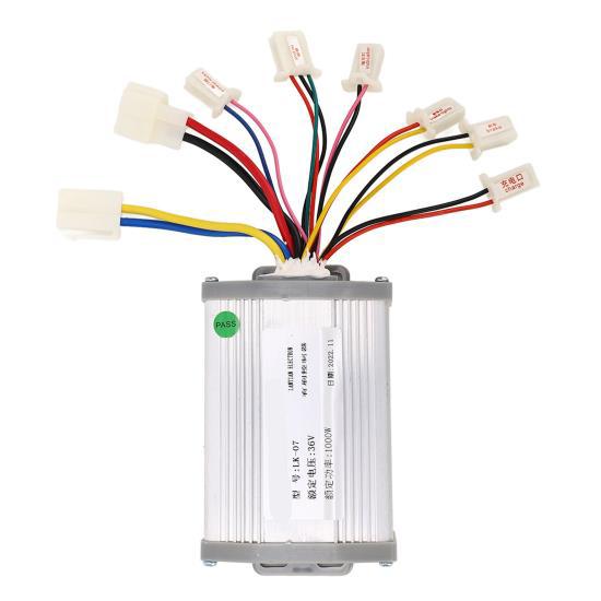 36V 1000W Brushed Controller and Foot Throttle Pedal Assembly Electric Bicycle Tricycle Scooter Speed Control Conversion Kit 