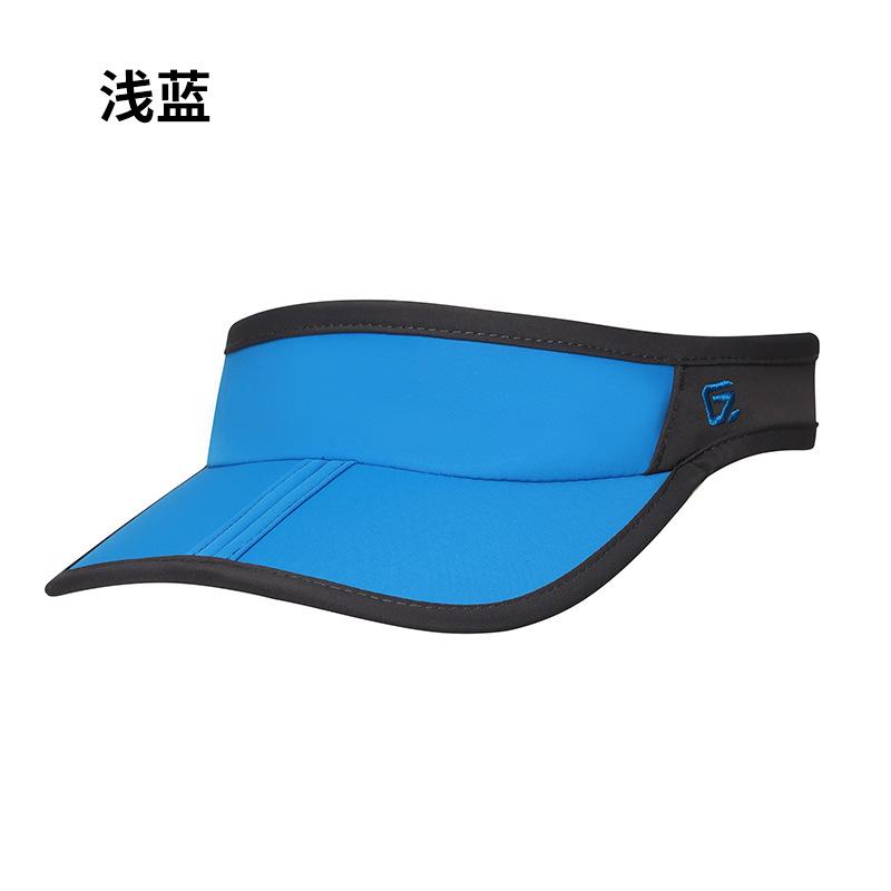 Summer portable folding empty top hat outdoor running sports breathable sun hat men's fashion versatile women's sun hat